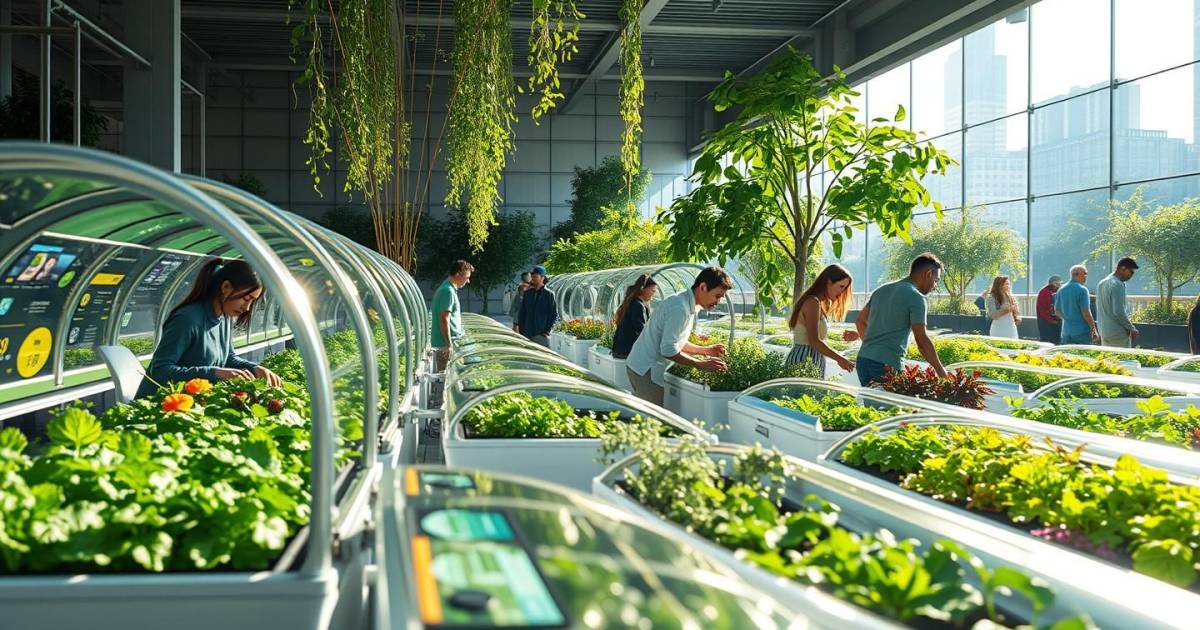 Les mini-serres connectées à énergie solaire : la révolution du potager urbain en 2025